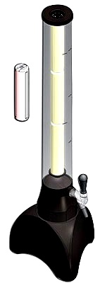 Einfache Montage eines Ersatz-Zapfhahns an einer Rocket Packs Getränkesäule für langlebige Nutzung.