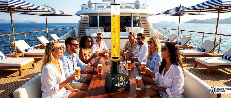 Universeller Getränke-Tower geeignet für Bier, Cocktails und Limonade,Robuste Biertower Schanksäule aus bruchsicherem Kunststoff für Festivals