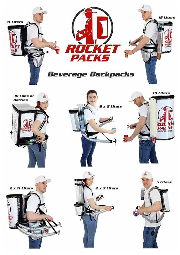 rocketpacks beer rucksack