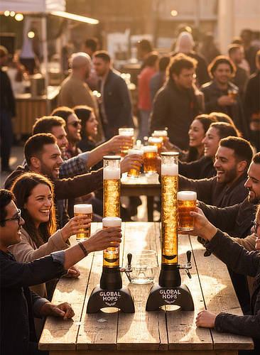 Ersatz-Zapfhahn für Zapftürme aus robustem Material für eine langlebige Nutzung im Dauereinsatz.